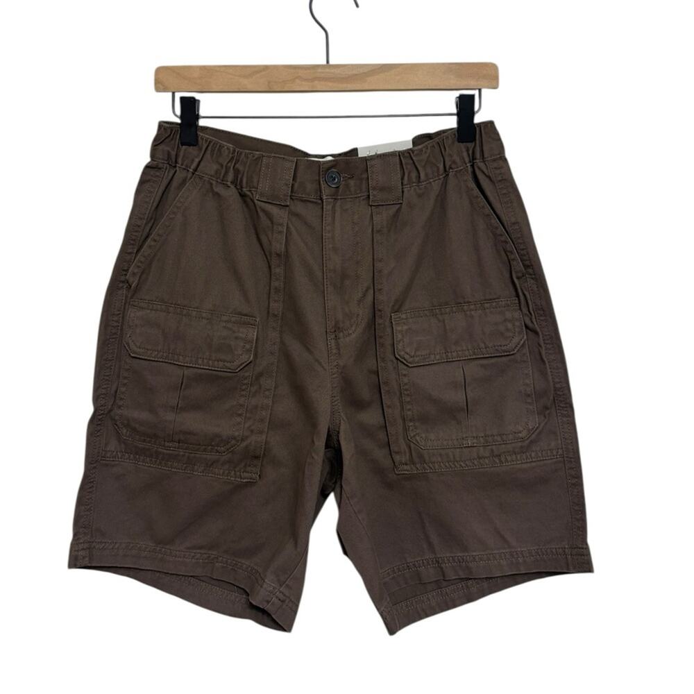 NWT Men's Croft & Barrow Kohl’s Side-Elastic 7.5-inch Cargo Shorts in Brown 29